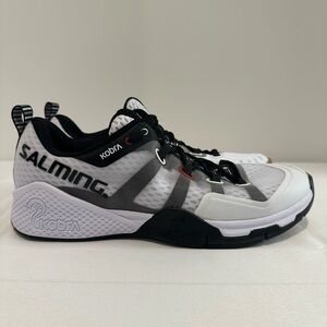Salming Kobra white and black court shoes 
Brand new 
Size: 11 (29) men
